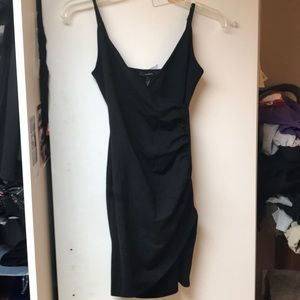 Forever 21 fitted black dress